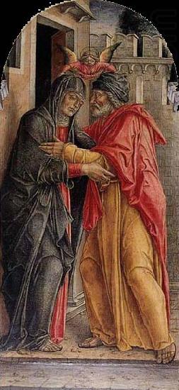 Bartolomeo Vivarini The Meeting of Anne and Joachim china oil painting image